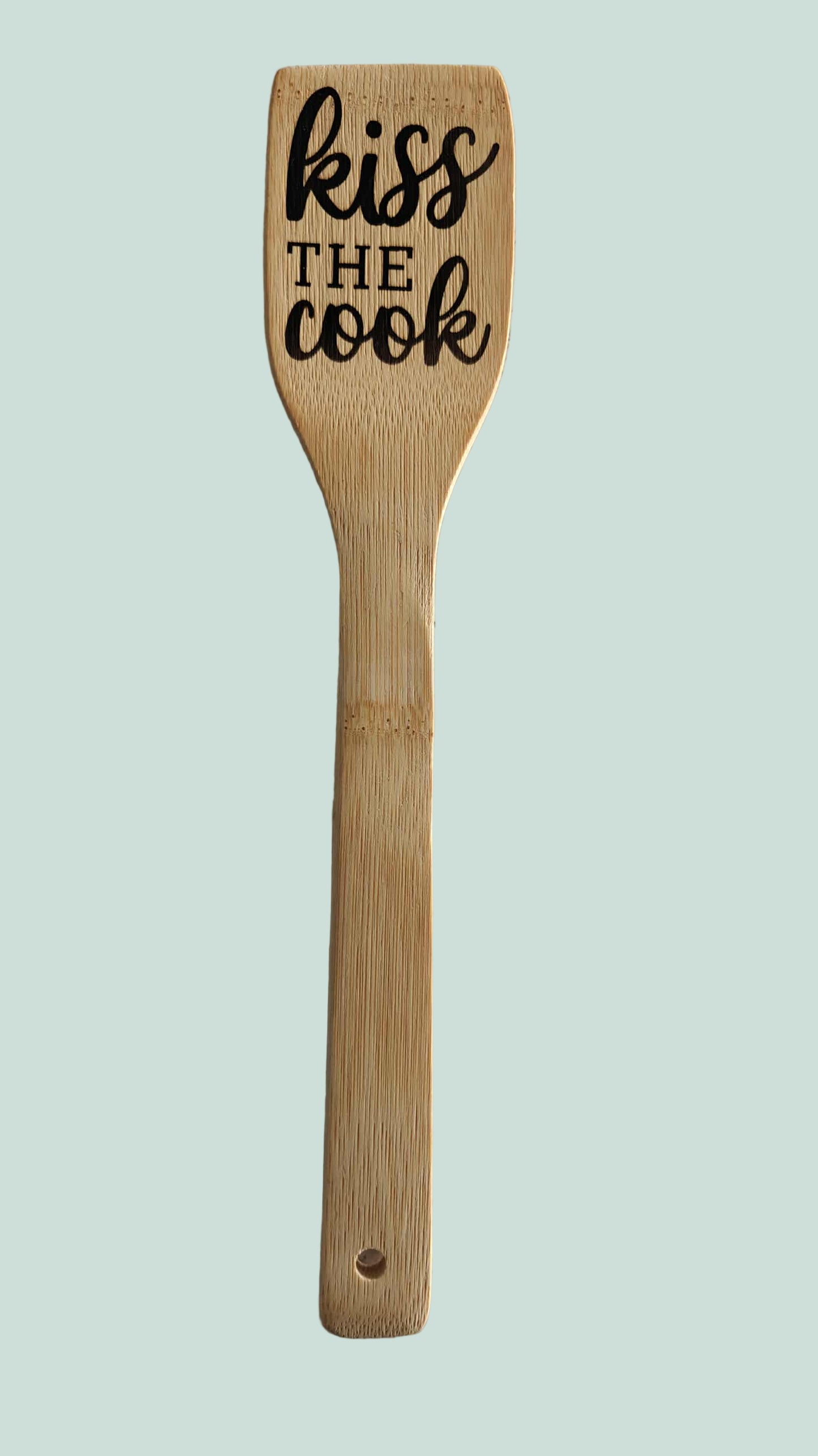 Gegraveerde houten lepel