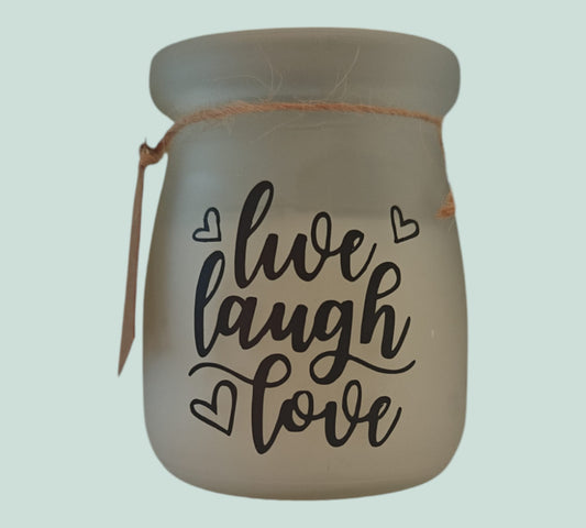 Geurkaars live laugh love